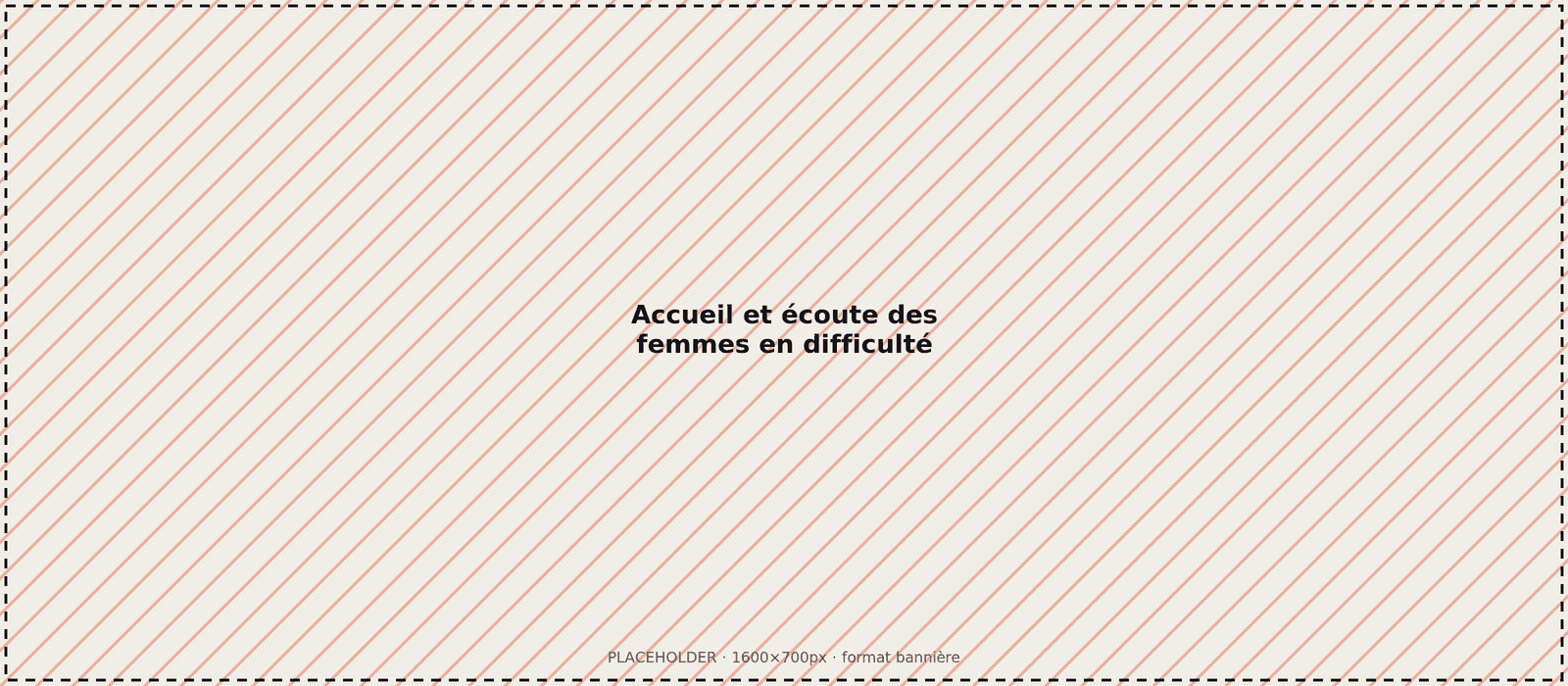 [Photo à remplacer : accueil et écoute des femmes en difficulté]
