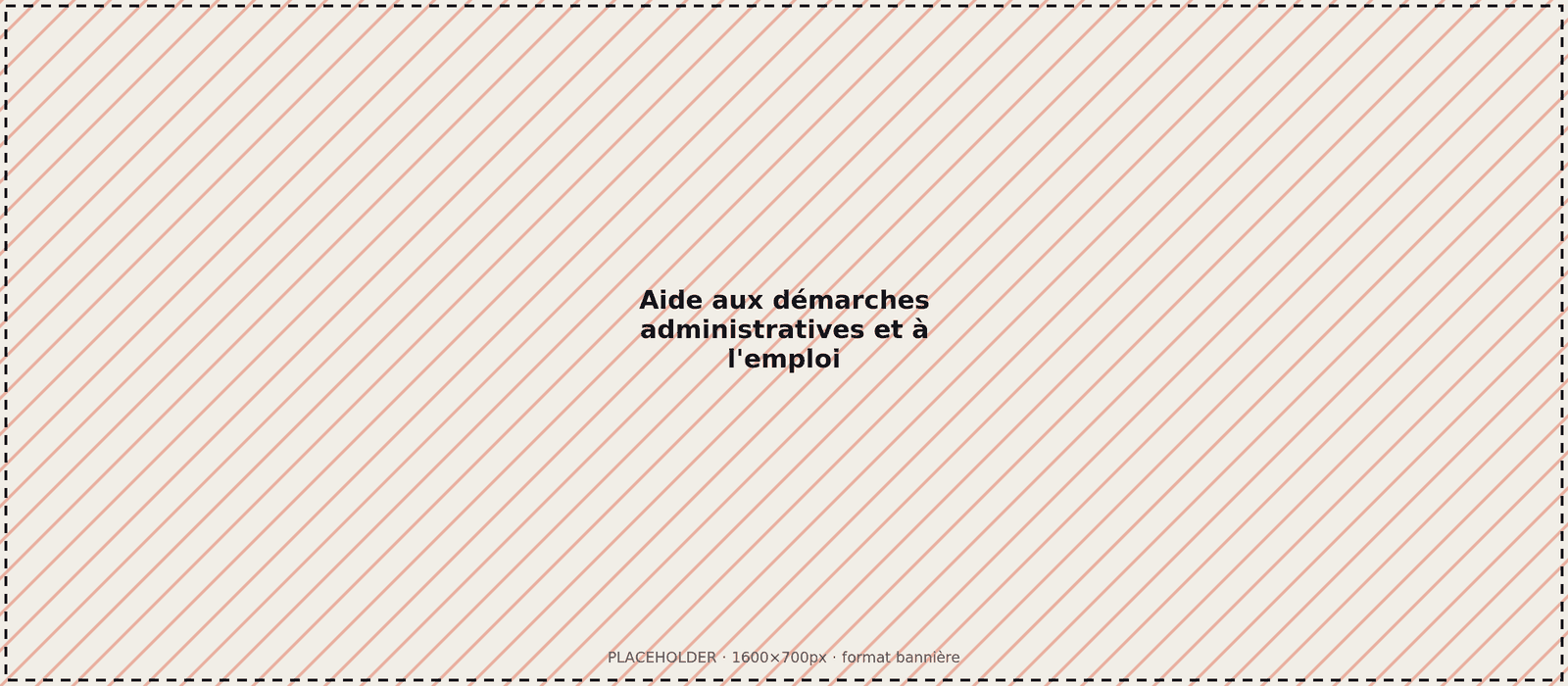 [Photo à remplacer : aide aux démarches administratives et à l'emploi]